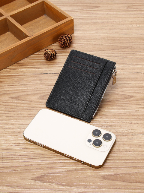 Men's PU minimalist card bag