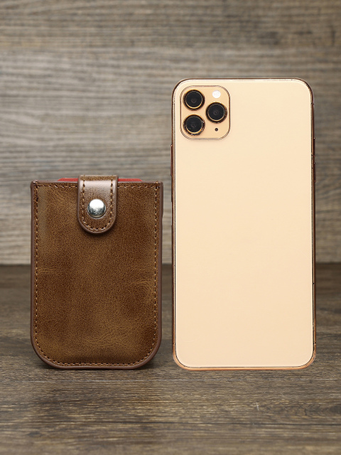 Men's PU minimalist card bag