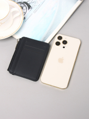 Men's PU minimalist card bag