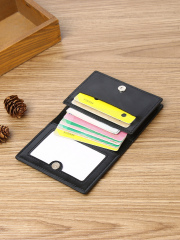 Men's PU minimalist card bag