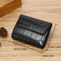 Men's PU minimalist card bag small wallet