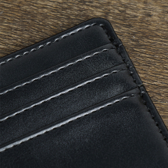 Men's PU minimalist card bag