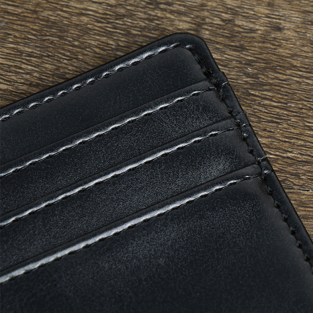 Men's PU minimalist card bag