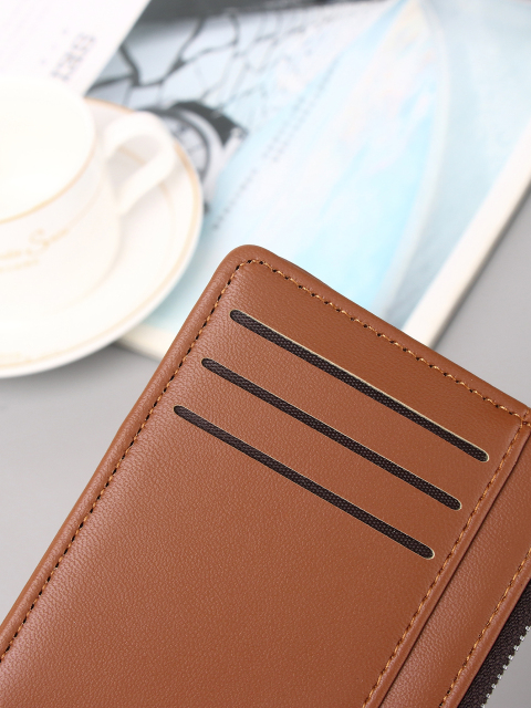 Men's PU minimalist card bag