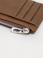 Men's PU minimalist card bag