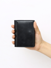 Men's PU minimalist card bag