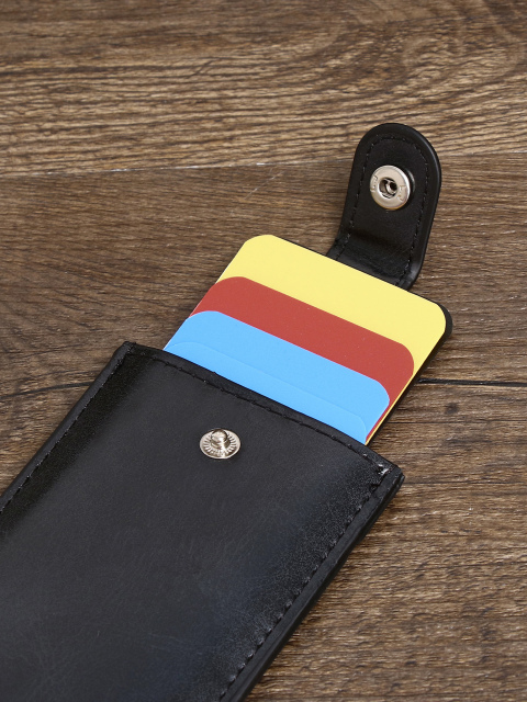 Men's PU minimalist card bag