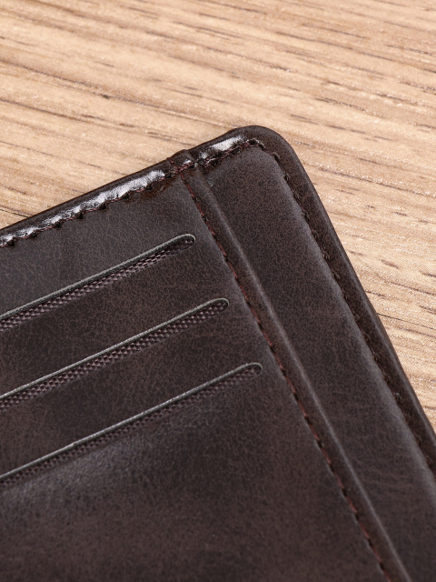 Men's PU minimalist card bag