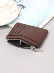 Men's PU minimalist card bag