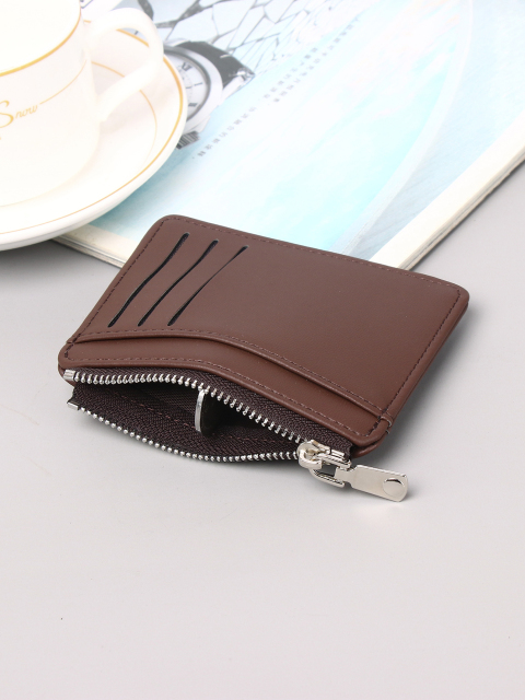 Men's PU minimalist card bag
