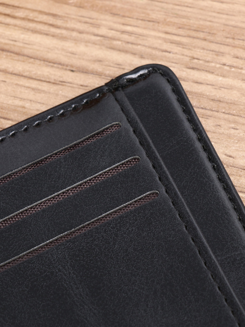 Men's PU minimalist card bag