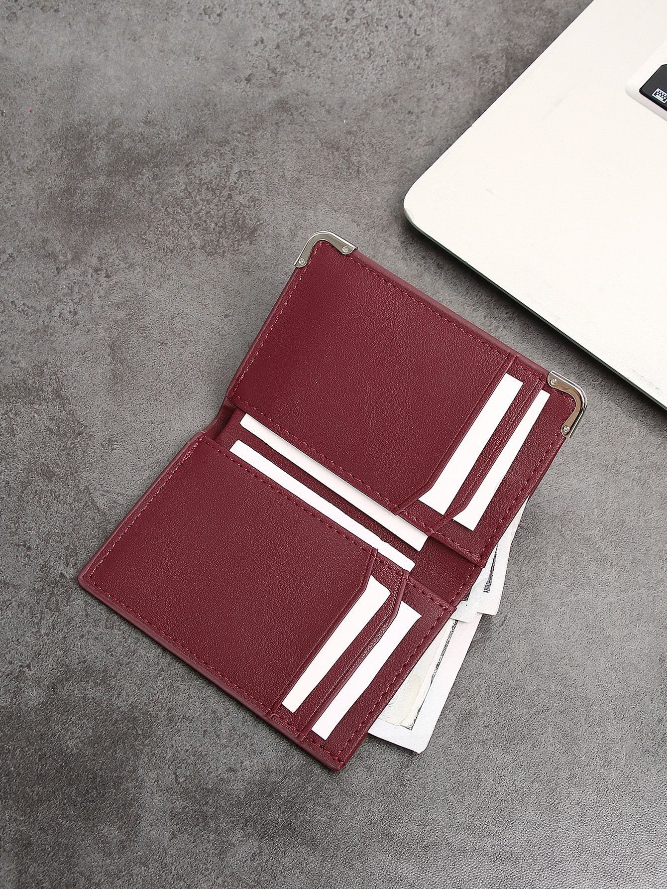 Men's PU minimalist card bag