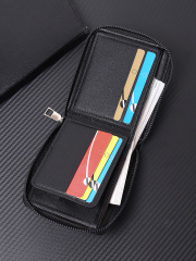 Men's fashion business zipper bag