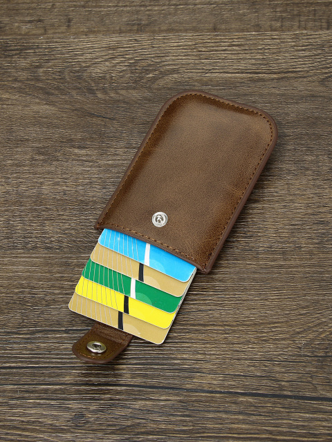 Men's PU minimalist card bag