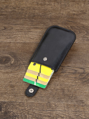 Men's PU minimalist card bag