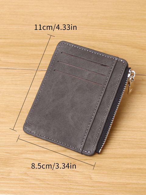 Men's PU minimalist card bag