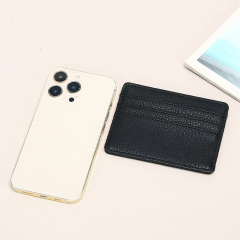 Men's PU minimalist card bag