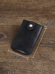 Men's PU minimalist card bag
