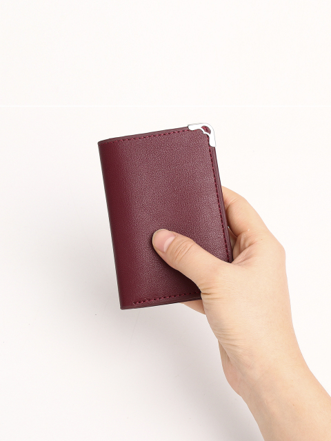 Men's PU minimalist card bag