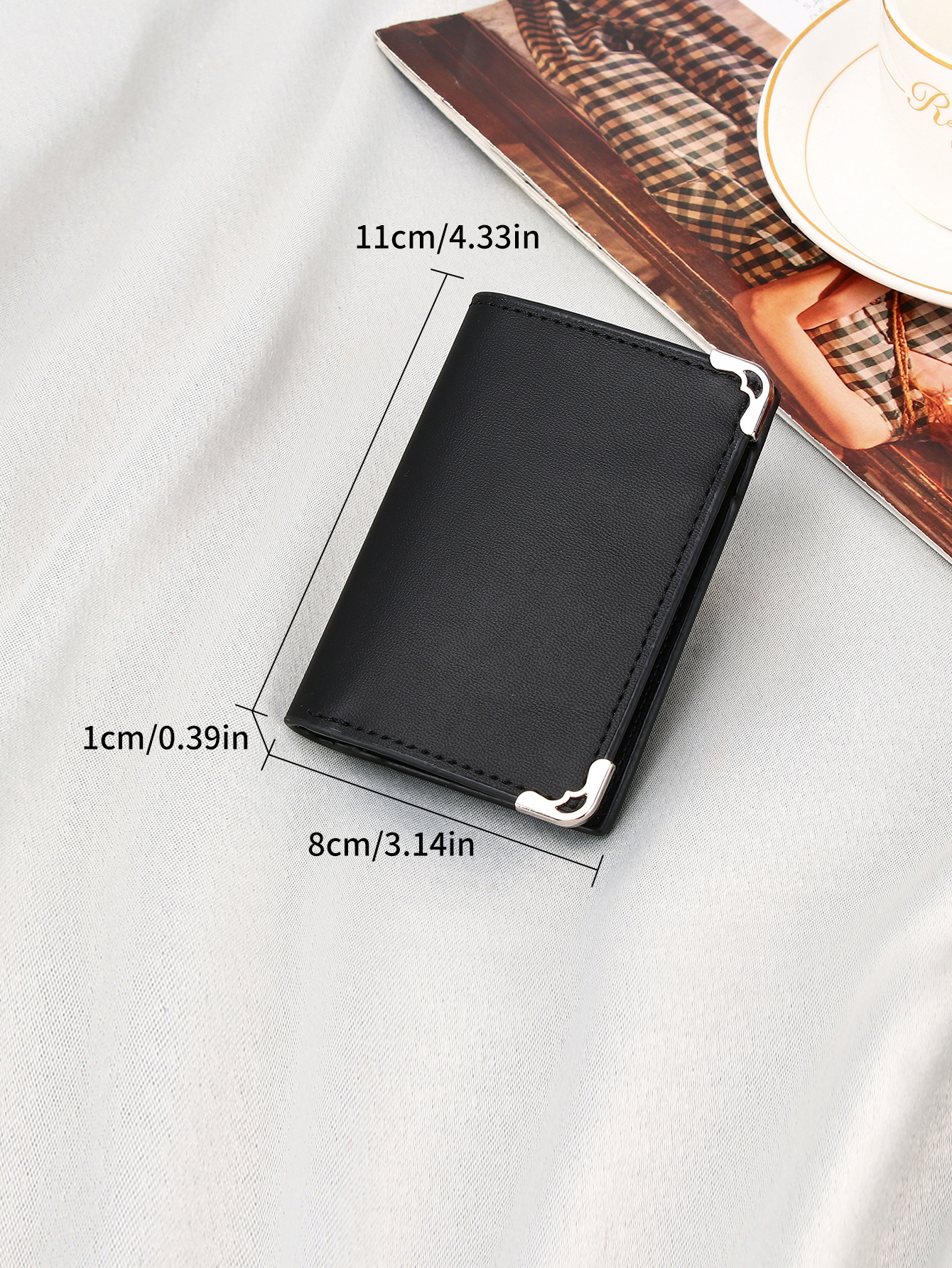 Men's PU minimalist card bag