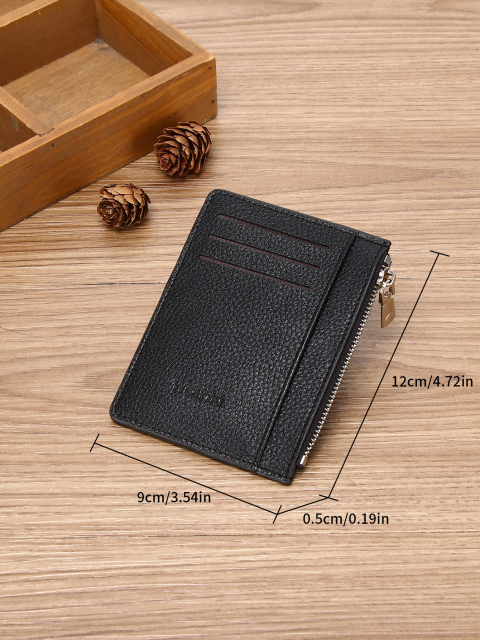 Men's PU minimalist card bag