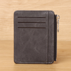 Men's PU minimalist card bag