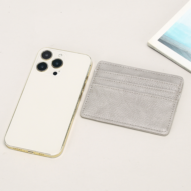 Men's PU minimalist card bag