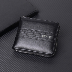 Men's fashion business zipper bag
