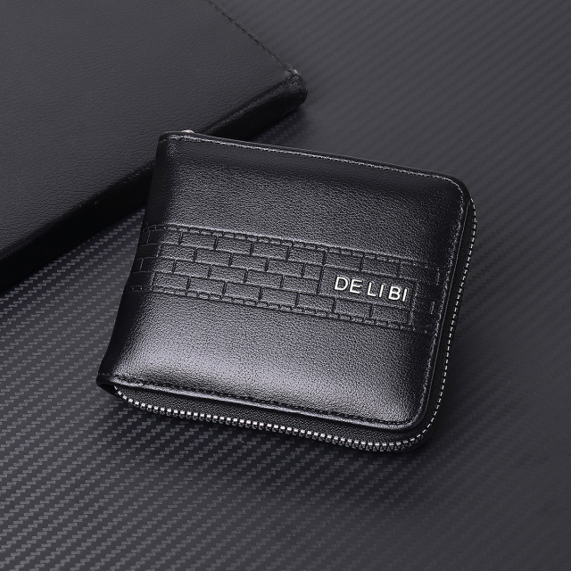 Men's fashion business zipper bag