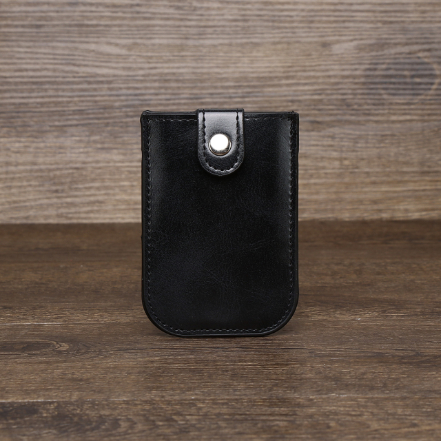 Men's PU minimalist card bag