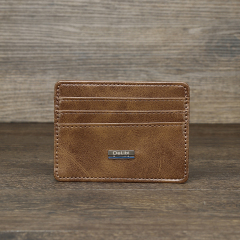 Men's PU minimalist card bag