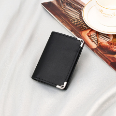 Men's PU minimalist card bag