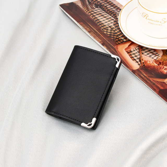 Men's PU minimalist card bag