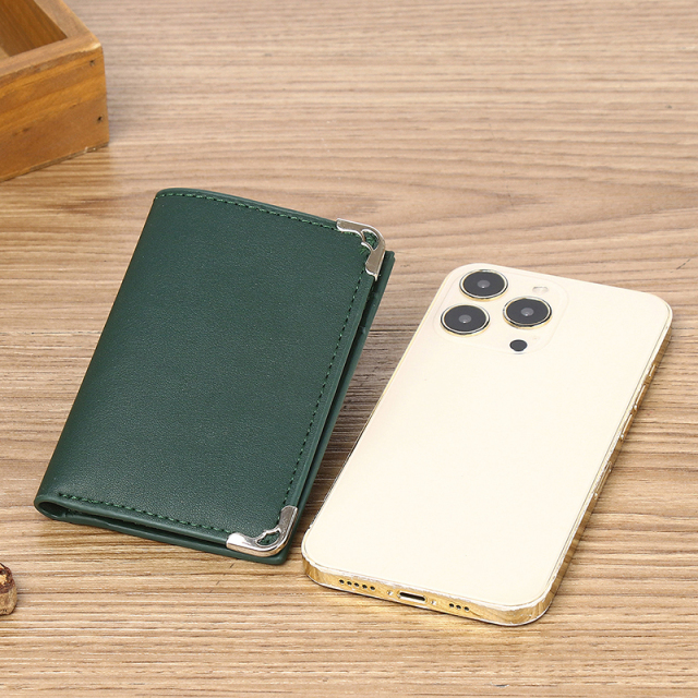 Men's PU minimalist card bag