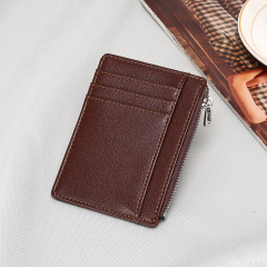 Men's PU minimalist card bag