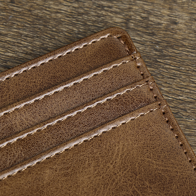 Men's PU minimalist card bag