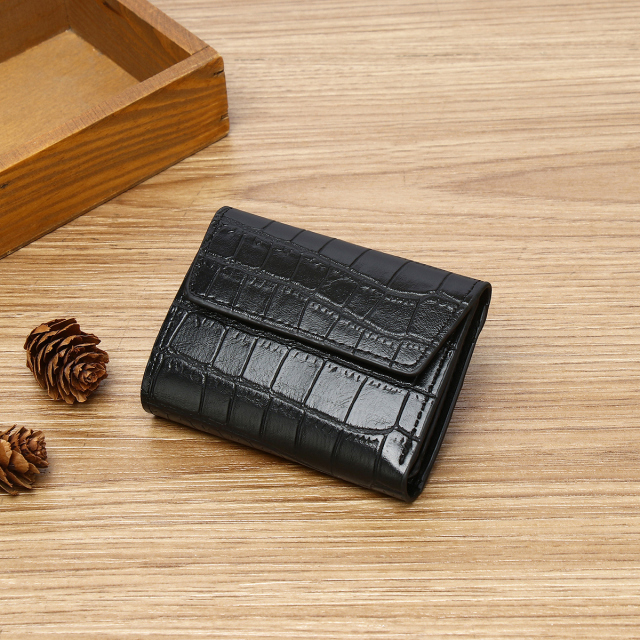 Men's PU minimalist card bag small wallet