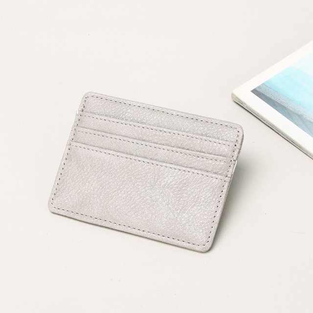 Men's PU minimalist card bag