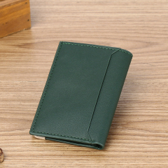 Men's PU minimalist card bag