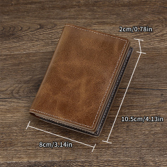 Men's PU minimalist card bag