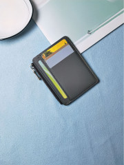 Men's PU minimalist card bag