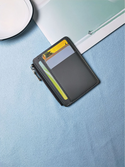 Men's PU minimalist card bag