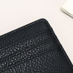 Men's PU minimalist card bag