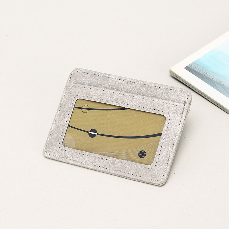 Men's PU minimalist card bag