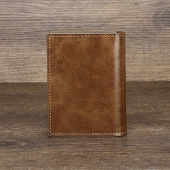 Men's PU minimalist card bag