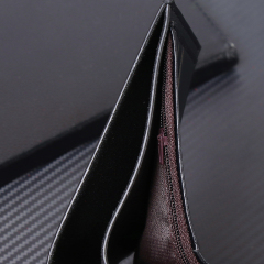 Men's fashion simple PU short wallet