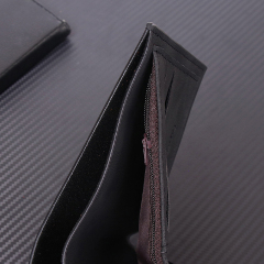 Men's fashion simple PU short wallet