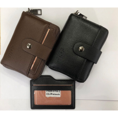 Men's fashion simple PU hinge buckle organ bag