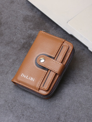 Men's fashion simple PU hinge buckle organ bag