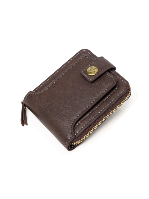 Men's fashion business PU zipper wallet